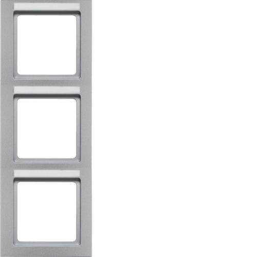 Berker 10536094 Rahmen 3fach mit Beschriftungsfeld senkrecht Q.3 alu samt, lackiert Mesch Shop Berker 10536094 Rahmen 3fach mit Beschriftungsfeld senkrecht Q.3 alu samt, lackiert Mesch Shop